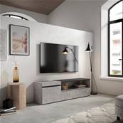 Mueble TV, Televisión, 150x45x35cm, Cemento