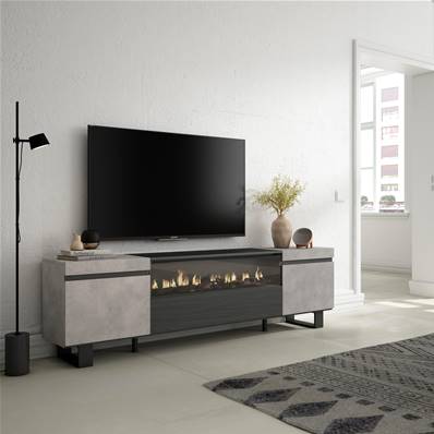 Mueble TV, Televisión, Chimenea eléctrica, Diseño industrial