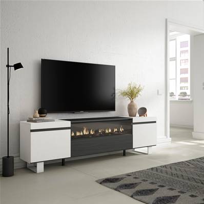 Mueble TV, Televisión, Chimenea eléctrica, Diseño industrial