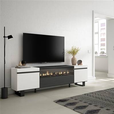 Mueble TV, Televisión, Chimenea eléctrica, Diseño industrial