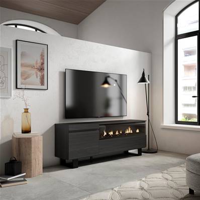 Mueble TV, Televisión, Chimenea eléctrica, Diseño industrial