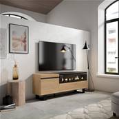 Mueble TV | Televisión, Chimenea eléctrica, Diseño industrial