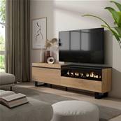 Mueble TV | Televisión, Chimenea eléctrica, Diseño industrial