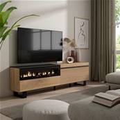 Mueble TV | Televisión, Chimenea eléctrica, Diseño industrial