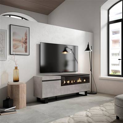 Mueble TV, Televisión, Chimenea eléctrica, Diseño industrial