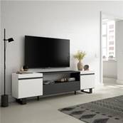 Mueble TV, Televisión, Blanco y negro , Diseño industrial