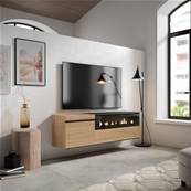 Mueble TV | Televisión, Chimenea eléctrica, Colgado, Suspendido