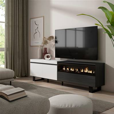 Mueble TV, Televisión, Chimenea eléctrica, Diseño industrial