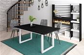 Mesa de Comedor, 170, Negro, Estilo Industrial