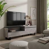 Mueble TV, Televisión, Cemento, Diseño industrial