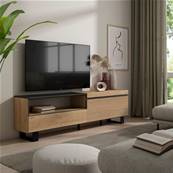 Mueble TV | Televisión, Roble, Diseño industrial